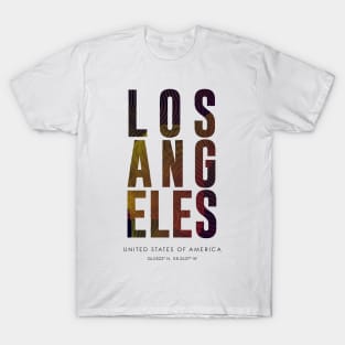 Los Angeles city typography T-Shirt